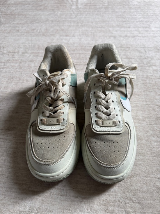 Nike Air Force Shoes - Women’s Neutral Beige & Cream Sneakers